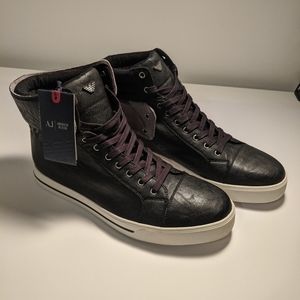 Armani jeans high top sneakers